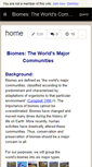 Mobile Screenshot of biomes.wikispaces.micds.org
